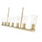 Z-Lite Titus 7 Light Linear Chandelier, 5in. W x 12in. H, Modern Gold 826-7L-MGLD - alternate 5
